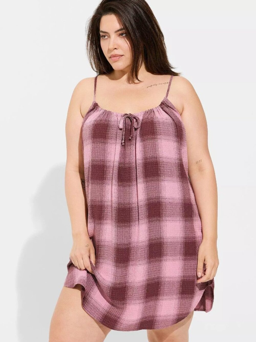 TORRID Gauze Bow Front Cami Sleep Gown Size 1
